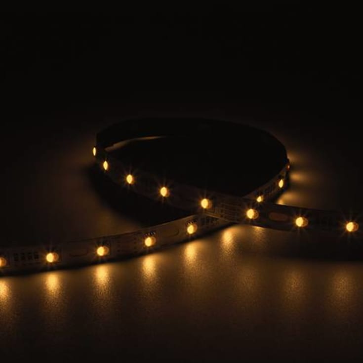 Ansell Lighting Z-Cell LED strip, farvet + hvidt lys, 3000K, 50 meter