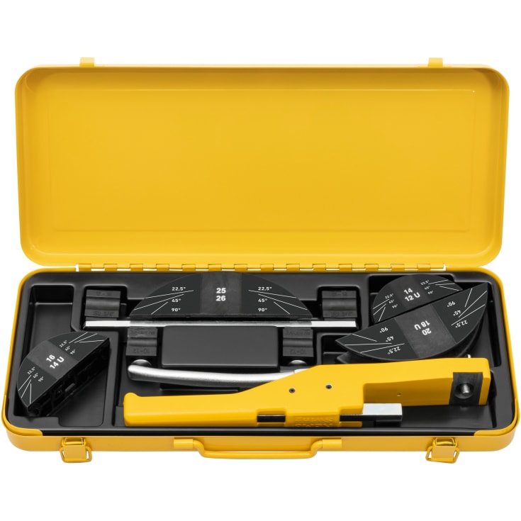 REMS enhånds rørbøyer huskesett, 14-16-20-25/26 mm