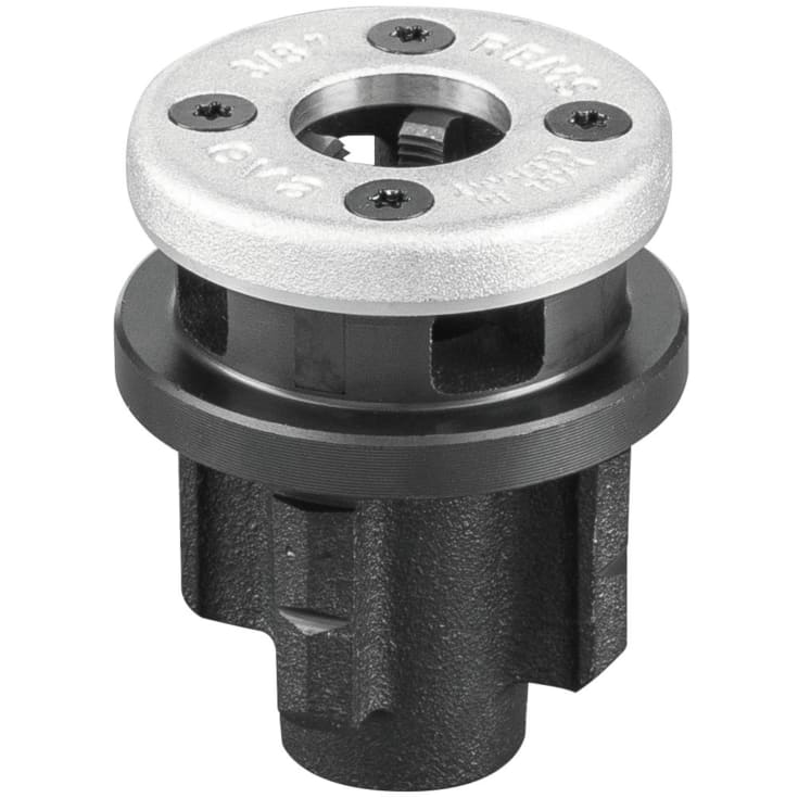 REMS lynudskifteligt skærehoved R 3/8", rørgevind til højre