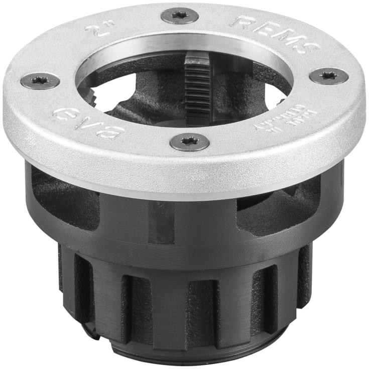 REMS lynudskifteligt skærehoved R 2", rørgevind til højre