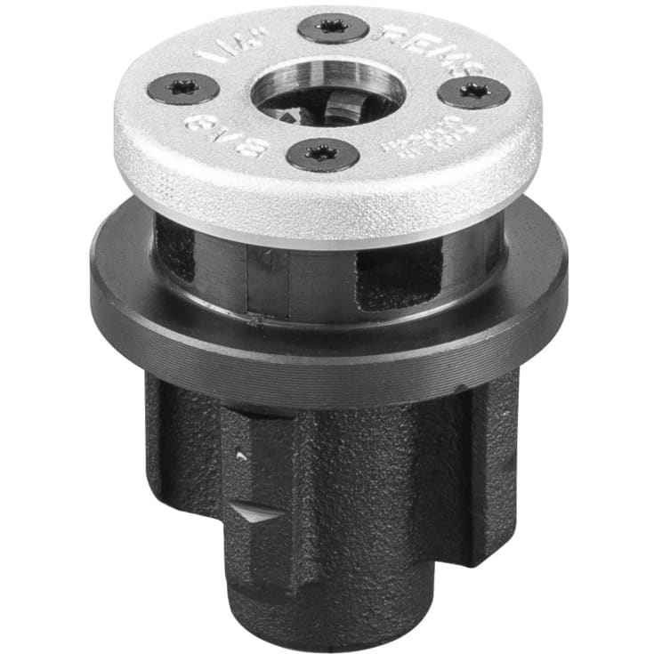 REMS lynudskifteligt skærehoved R 1/4", rørgevind til højre