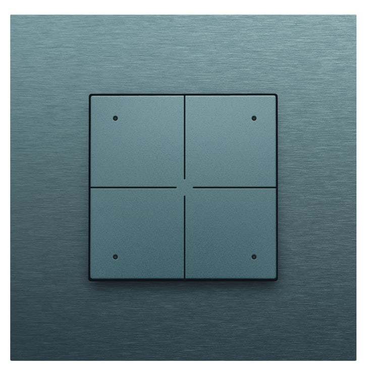 4-tryk med LED og komfort sensorer til NHC, grå coated