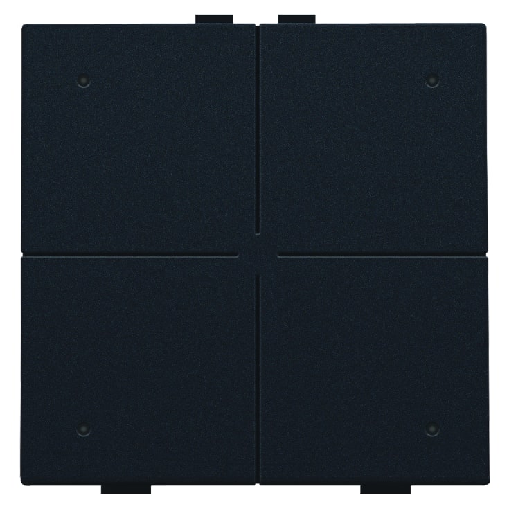 4-tryk med LED og komfort sensorer til NHC, sort coated