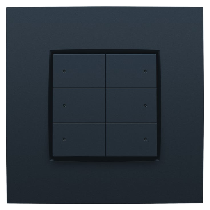 6-knapps med LED og komfortsensorer for NHC, antrasitt