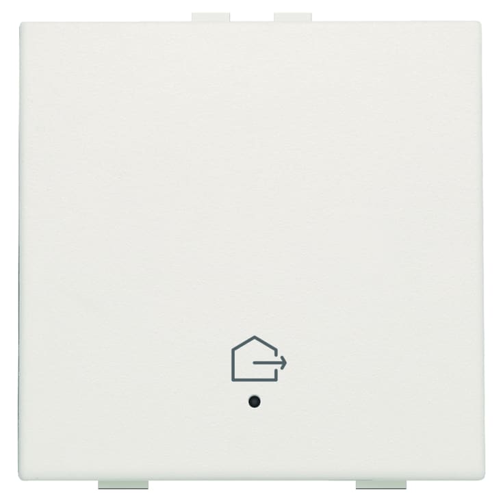 Forlat hjemmetrykk med LED og komfortsensorer for NHC, hvit