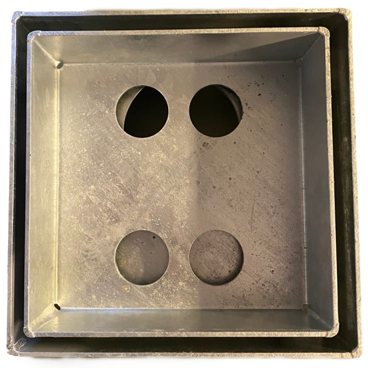 Jesmig minirist Ø160/200 til fliser, fast karm, 10-68 mm