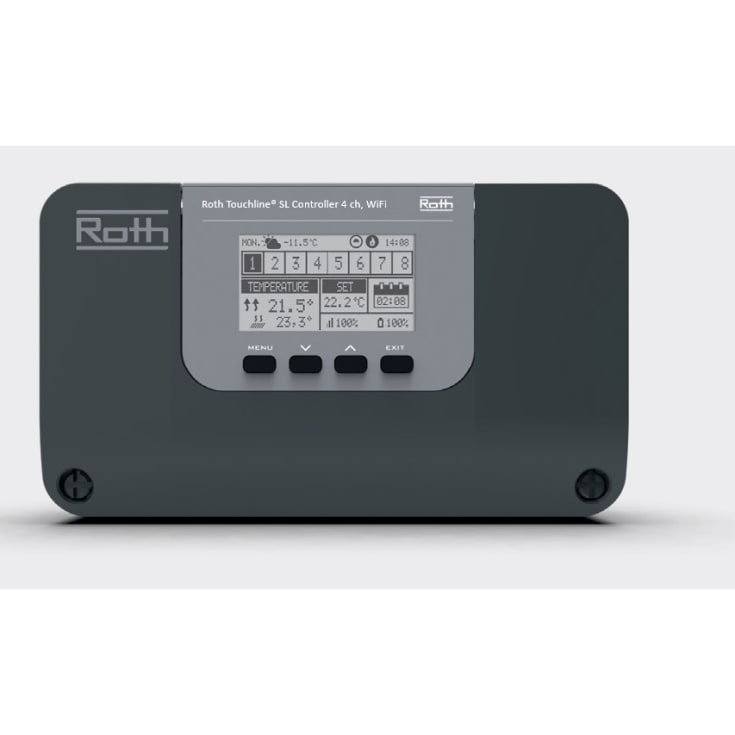 Roth Touchline® SL styrenhet 4 med inbyggd WiFi-modul