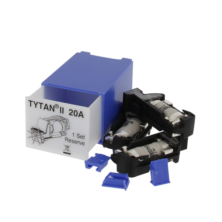 Servodan Tytan II sikringsskuffe komplet 3x20A