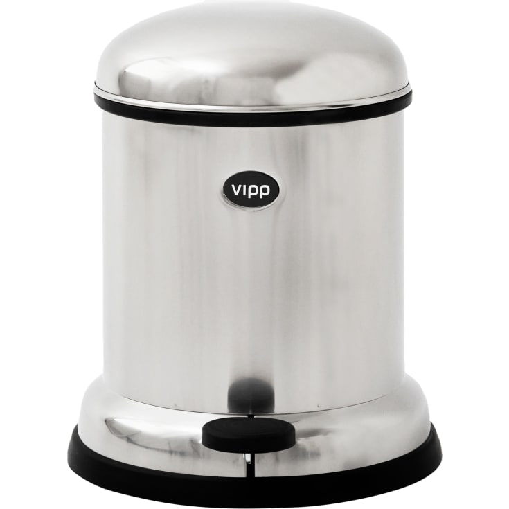 Vipp 13 søppelbøtte, 4 liter, pedal, rustfritt stål