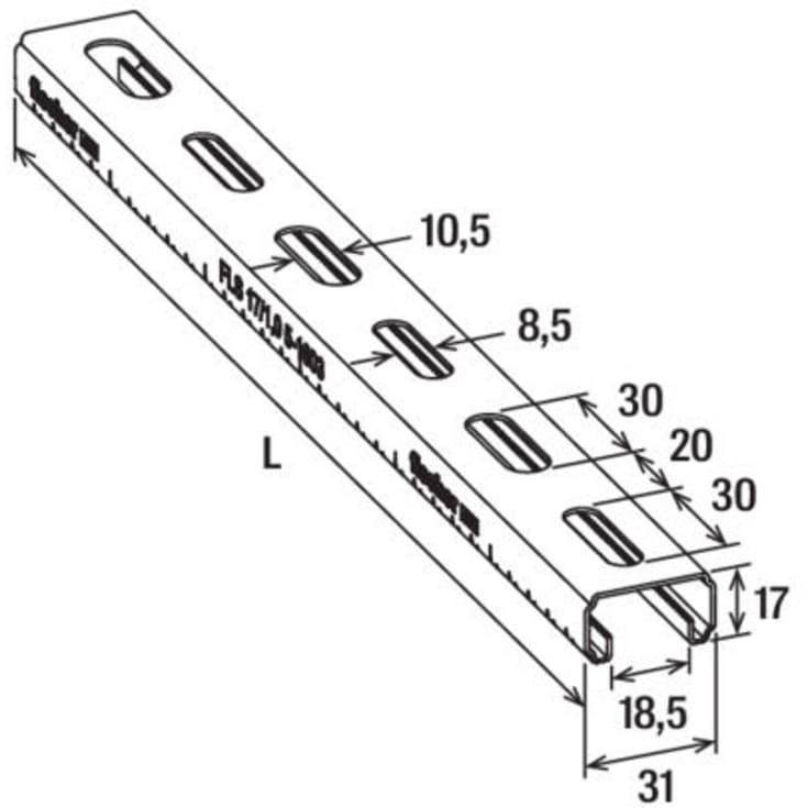 FISCHER FLS 17/1.0 - 2M SKINNE