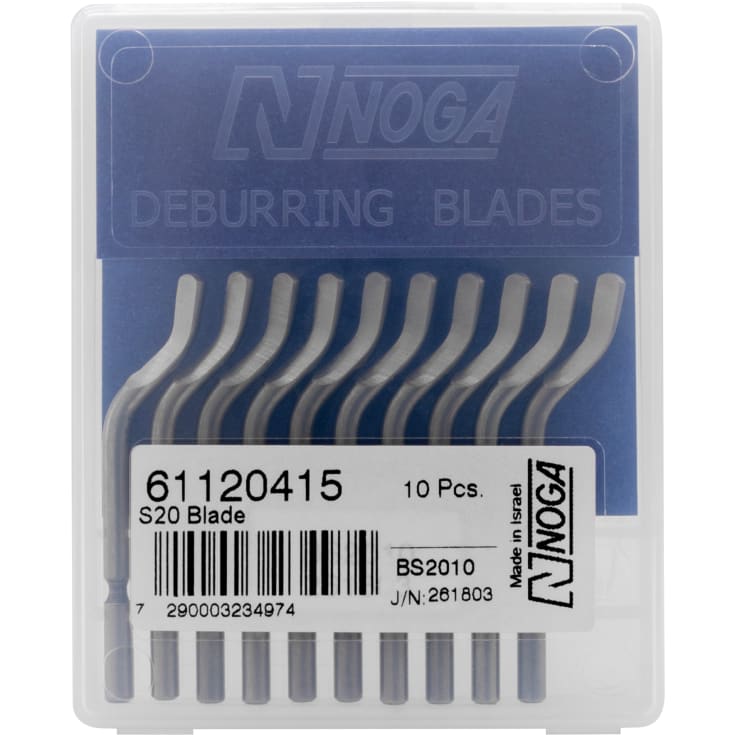 NOGA afgrater klinge BS2010 S20 V/H HSS, 10 stk.
