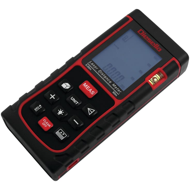 Laser afstandsmåler 0,05-60 m x 2,0 mm