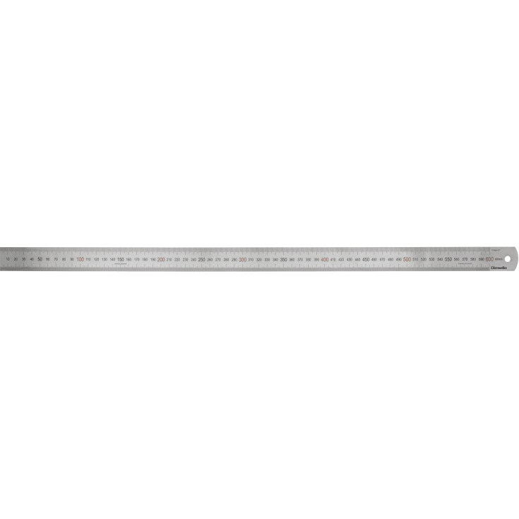 Stållineal 600 x 30 x 1,2 mm