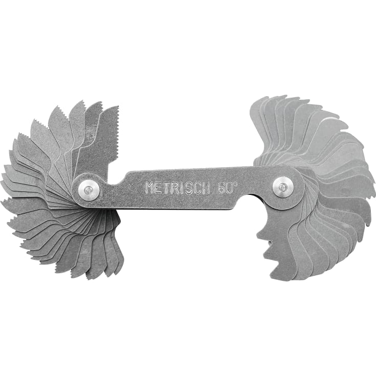 Gevindtæller 4-62, 0,25-6,0 mm, med 58blade