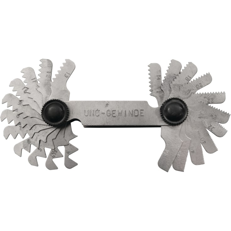 Gevindtæller 12-80 UNF 60° med 16 blade