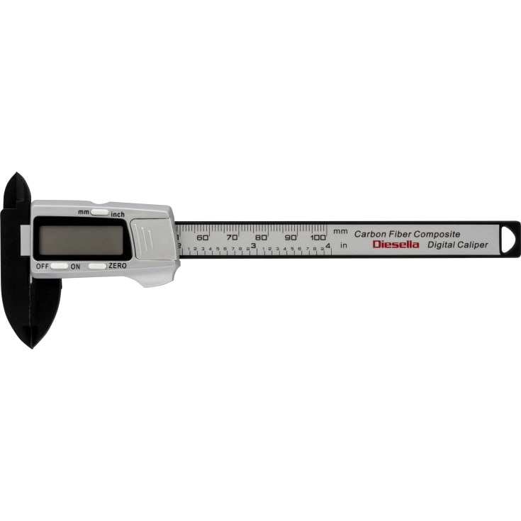 Skydelære digital 0-100 x 0,01 mm, i plastik