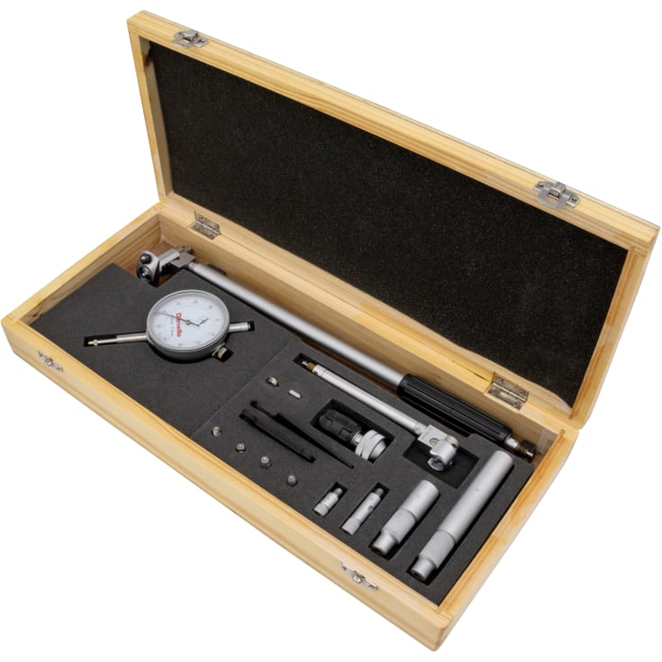 Cylinder måle sæt 20-200 mm, med måleur