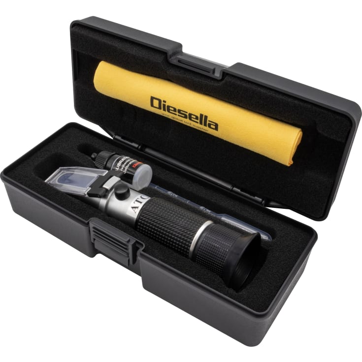 Refraktometer Brix 0–80 % med «ATC»
