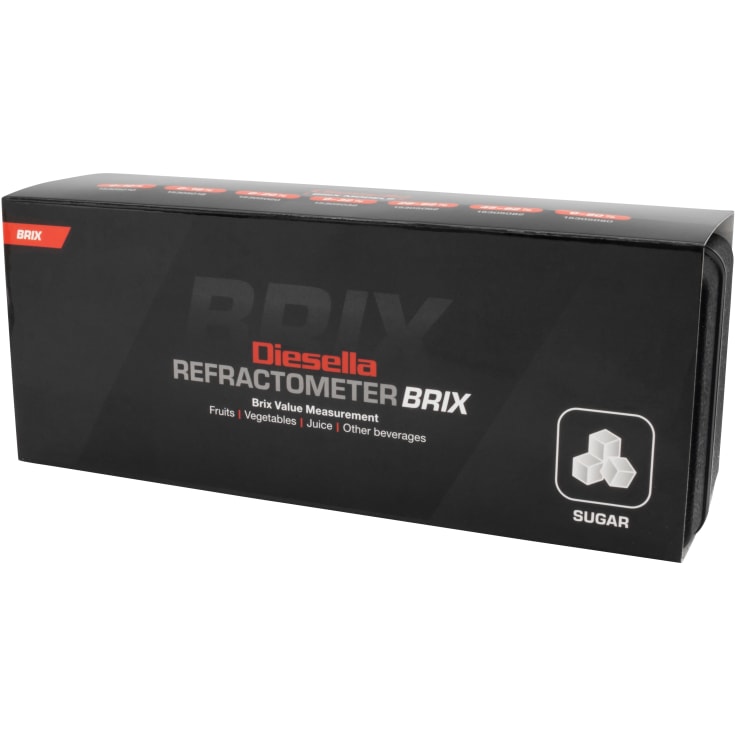 Refraktometer Brix 0-80% med "ATC"