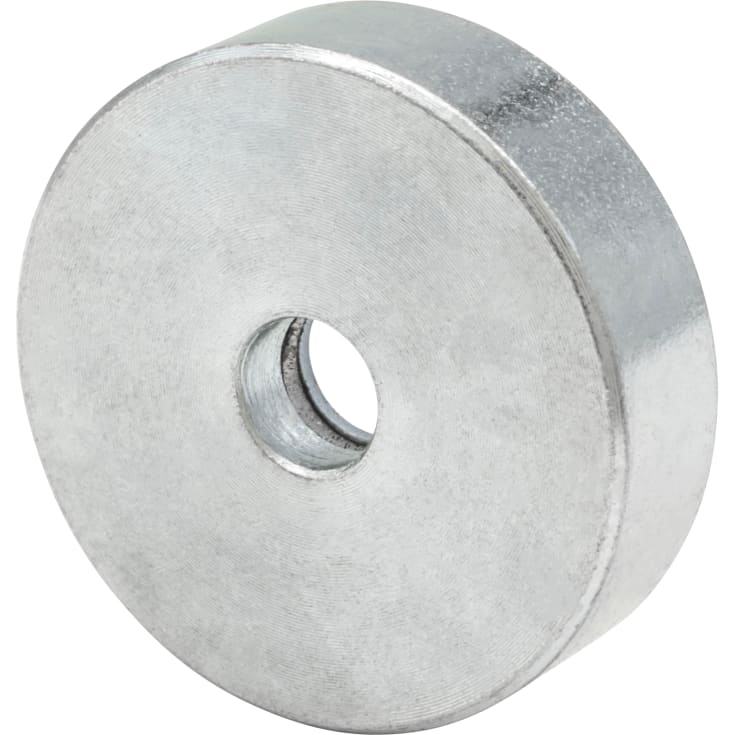 Neodymium pottemagnet Ø25 x 7,0 mm, skruehul Ø4,5 mm