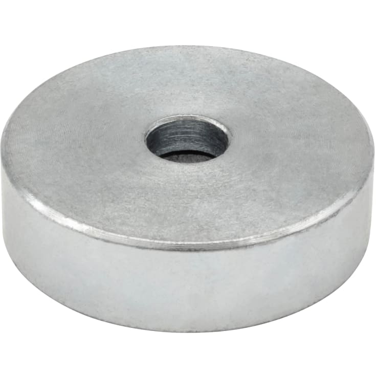 Neodymium pottemagnet Ø25 x 7,0 mm, skruehul Ø4,5 mm
