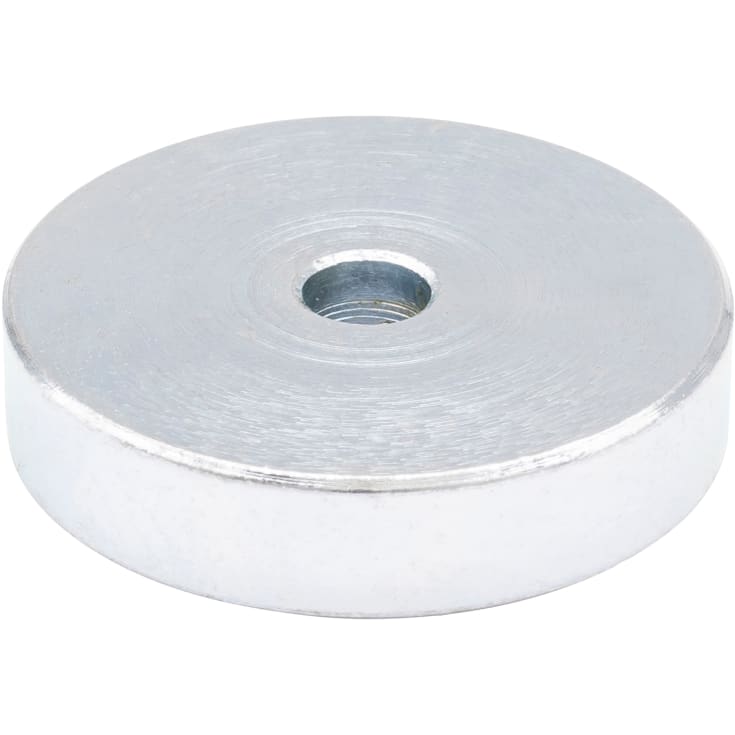 Neodymium pottemagnet Ø32 x 7,0 mm, skruehul Ø5,5mm