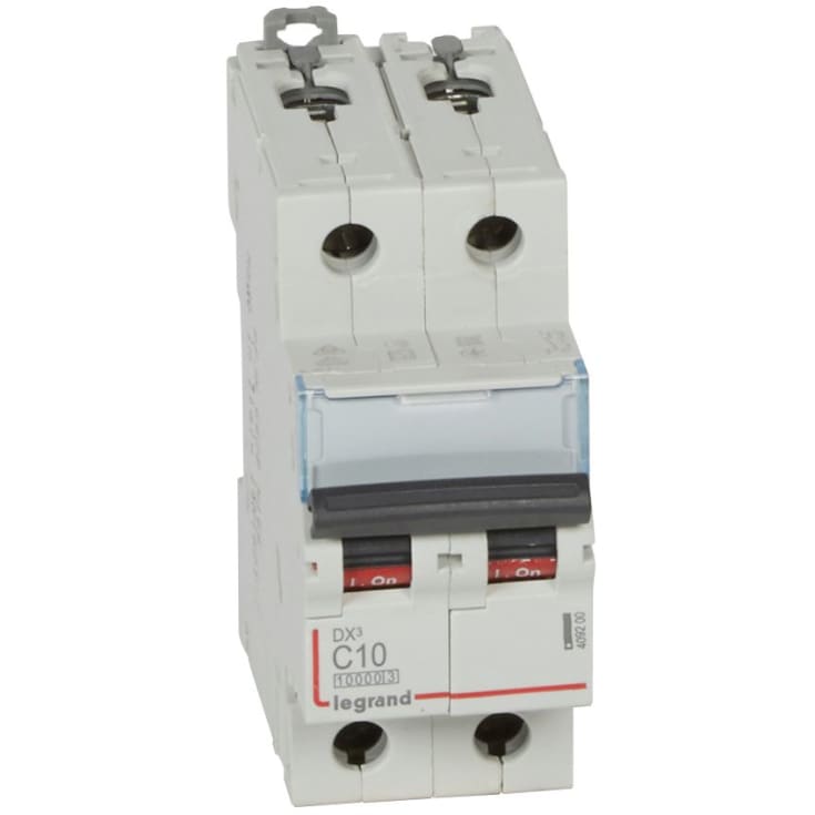 DX³ MCB automatsäkring C10 2P 2M 10/16kA