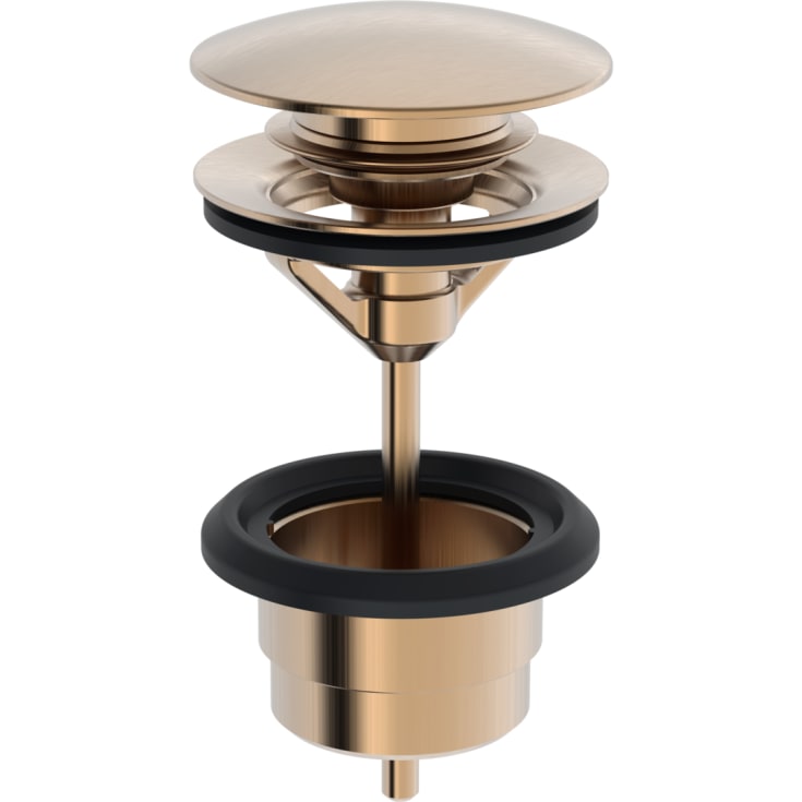 Oras bundventil, push-up, børstet bronze