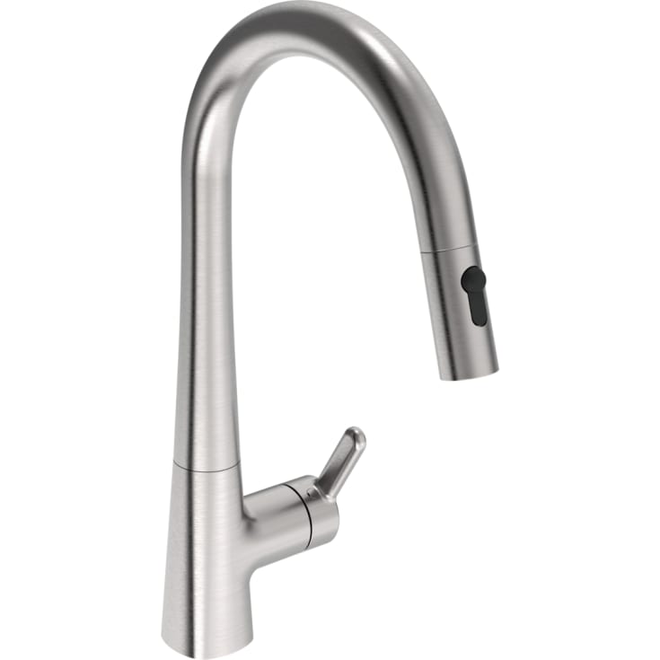 Oras Inspera Comfort køkkenarmatur, udtrækstud, Børstet stål