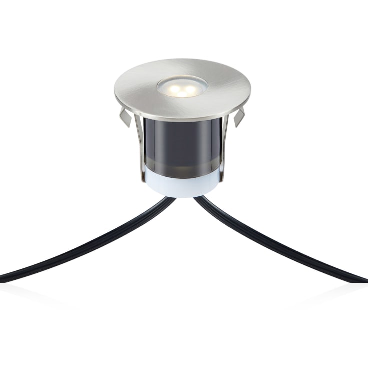 GARDEN 24 DECKLIGHT 3-sæt 0,8W stål