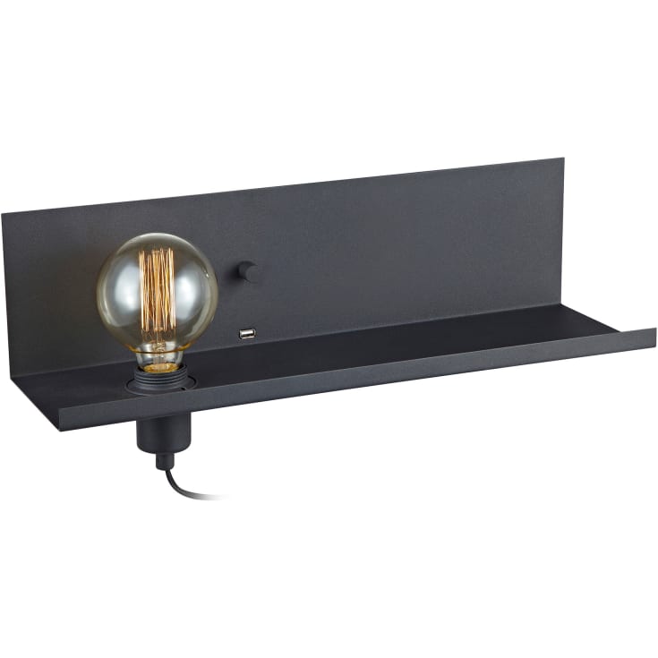 Markslöjd Multi vegglampe, sort