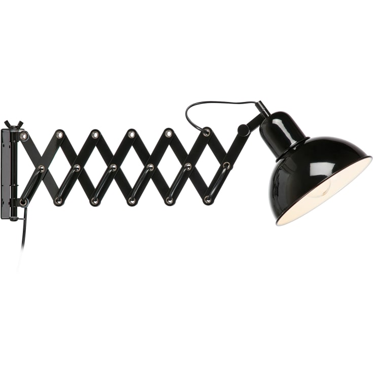 Markslöjd Riggs vegglampe, sort