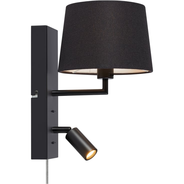 Markslöjd Como vegglampe, sort