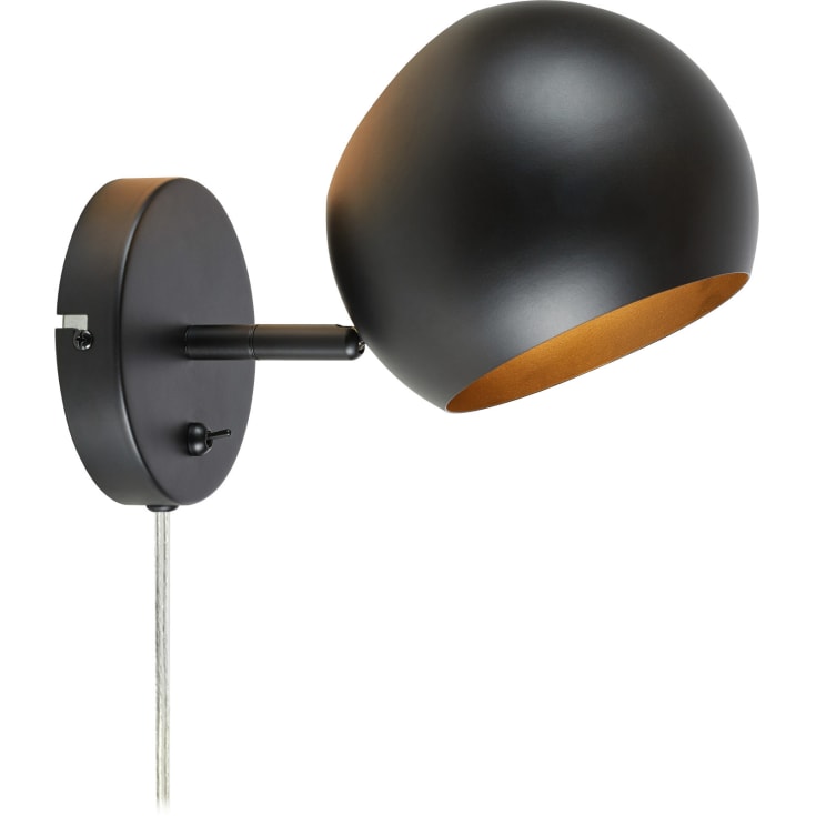 Markslöjd Edgar vegglampe, sort