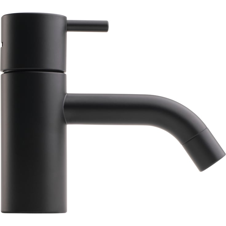 Vola HV1 Servantbatteri, uten bunnventil, standard grep, sort matt