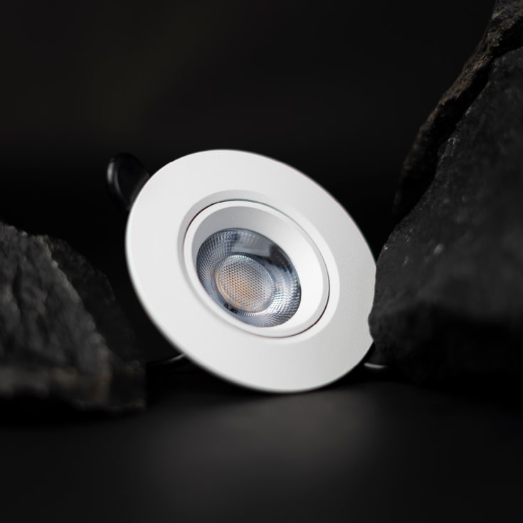 Downlight SLC Luxone 6W 3000K hvid (pakke med 6 stk)