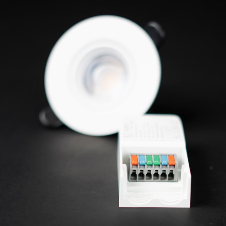 Downlight SLC Luxone 6W 3000K hvid (pakke med 6 stk)