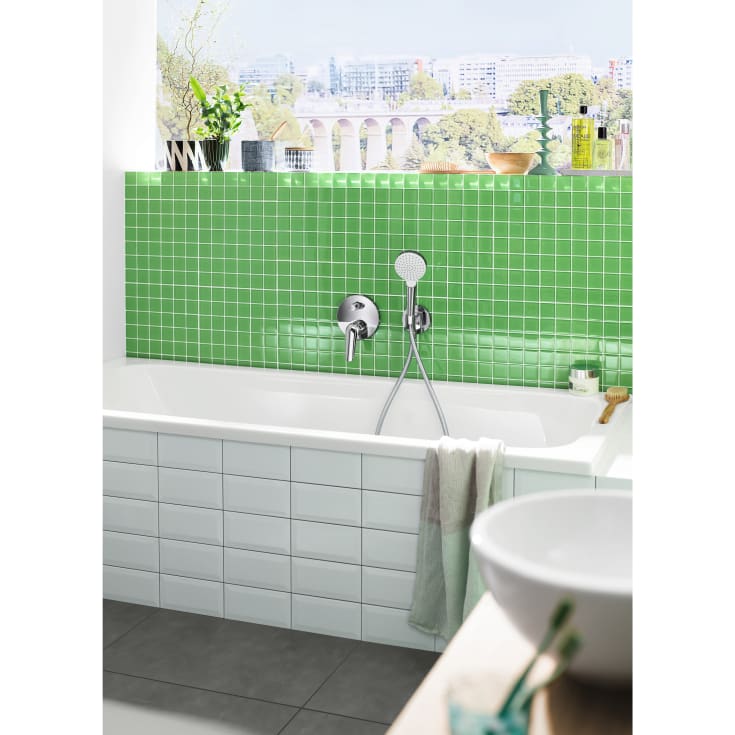 Hansgrohe Isiflex bruseslange, 1,25 meter, krom