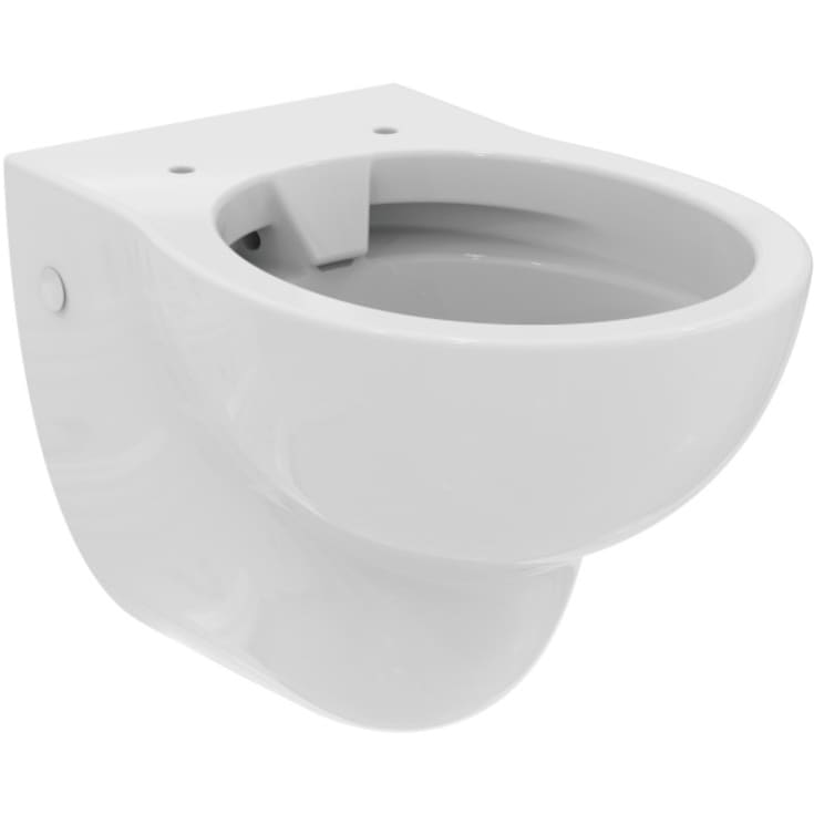 Ideal Standard Contour 21+ væghængt toilet, uden skyllekant, rengøringsvenlig, hvid