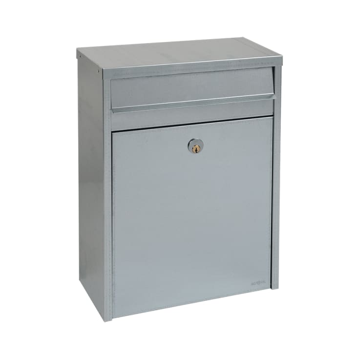 MEFA postkasse piano 350 m/lås, galvaniseret, 475 x 345 x 175 mm