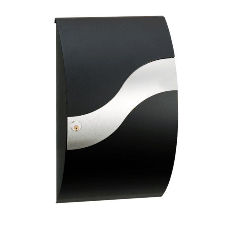 MEFA postkasse wave 630, sort, 540 x 325 x 160 mm