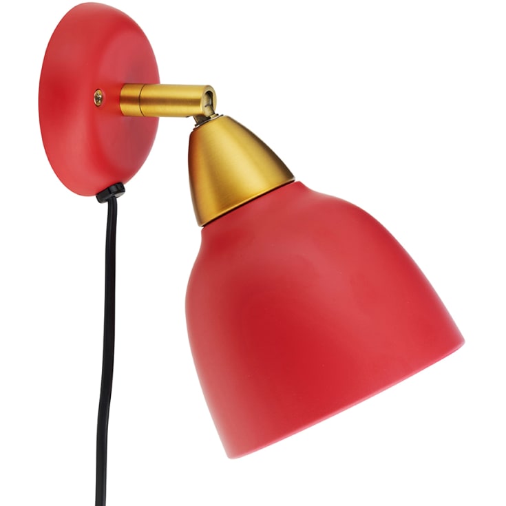 Superliving Urban vegglampe, kort, rød