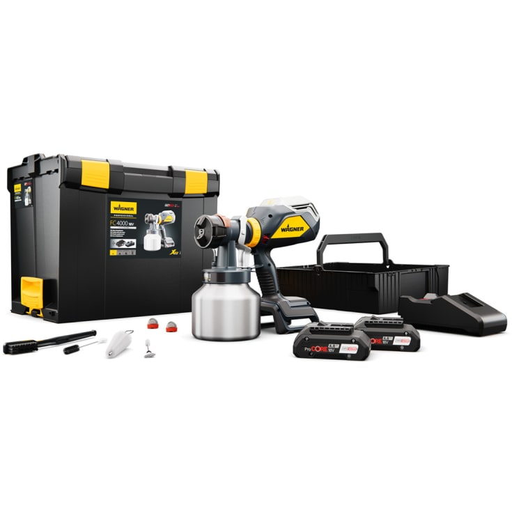 WAGNER sprøjtepistol FinishControl 4000 18V FineSpray kit Akku