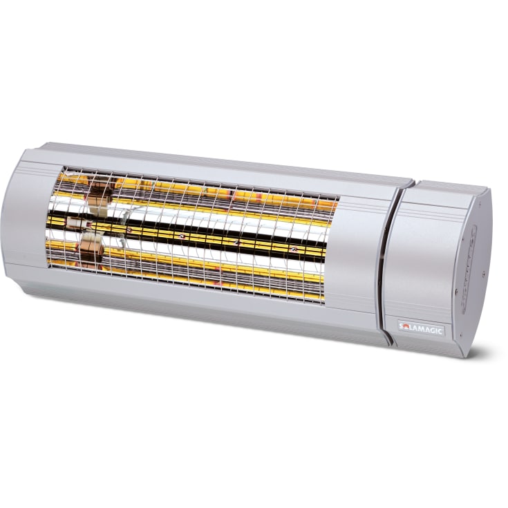 Solamagic Eco+ Pro BTC terrassevarmer 3-trin, 2000W, lysegrå