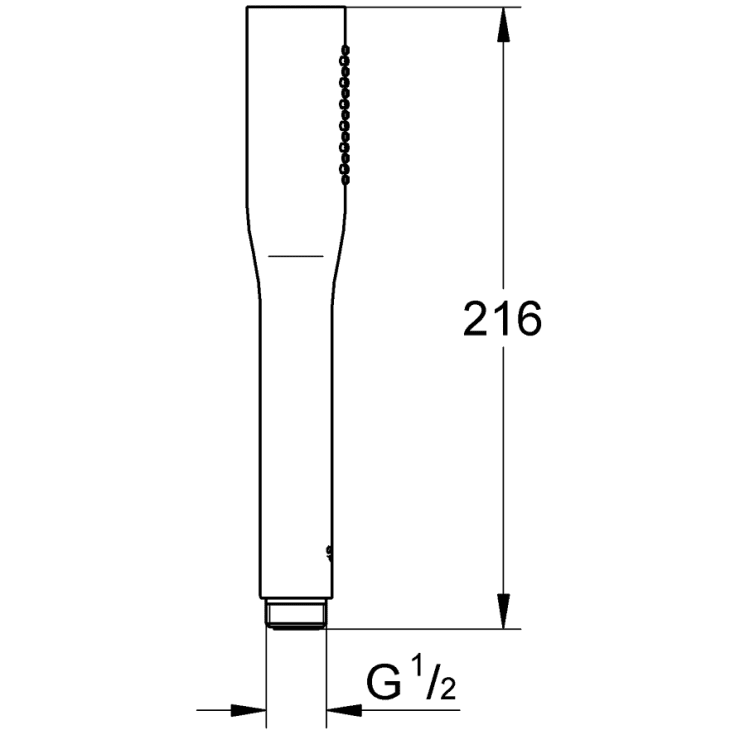 Grohe Rainshower 400 duschset, krom