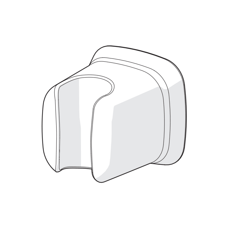 Oras håndbruserholder, hvid