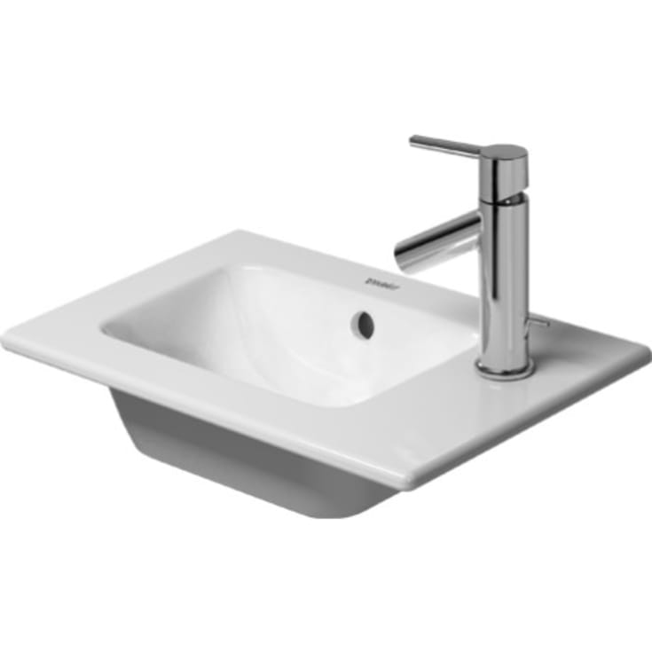 Duravit Me By Starck tvättställ, 43x30 cm, höger, vit