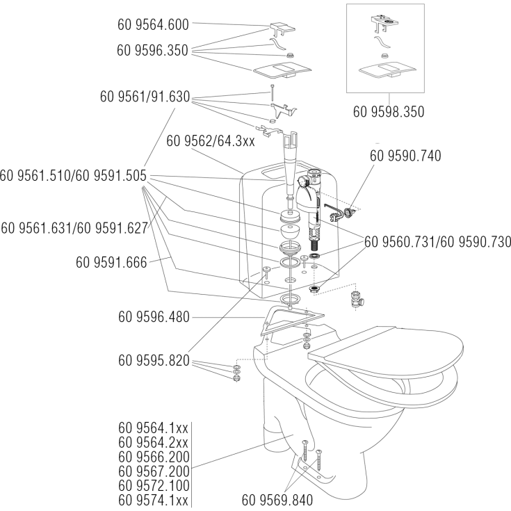 Gustavsberg cisternepakning t/Nordic+Logic