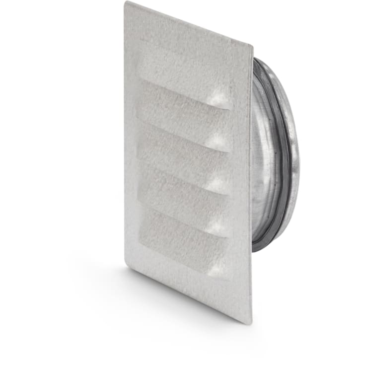 Fresh Murrist med studs Ø100 mm 165x165 mm mat stål