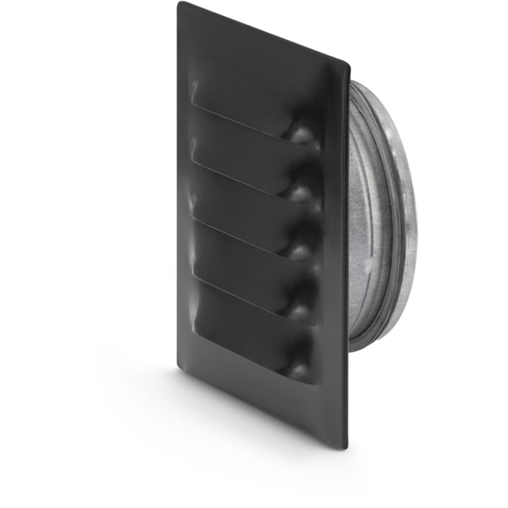 Fresh Murrist med studs Ø100 mm 165x165 mm sort